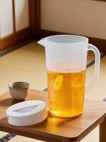 1个大容量耐热水壶，带盖和刻度。非常适合储存果汁、牛奶和其他饮料。这款水壶适合居家使用、户外活动和日常使用，而且外观时尚。 - 彩色 - 查看 12