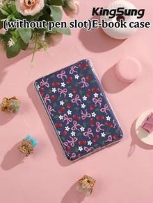 Kingsung 1个樱桃蝴蝶结图案彩色平板电脑保护套，兼容第十代Kindle Air 11英寸（M3）2025、Mini 4/5/6/7，以及Kindle Paperwhite第十二代2024、Tab P11等型号。保护套四角防震，轻巧便携。 - 彩色 - 查看 9