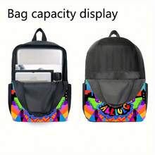 3pcs Backpack Set, Cartoon Large Capacity Backpack, 1*Lunch Bag, 1*Pencil, Holiday Or Birthday Gifts, Daily Commuting - 3pcs - View 2