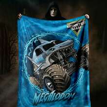 1PC 3D Monster Jam Monster Truck Cartoon Blanket, Edgy Gift For Motorsports Fans, Themed Man Cave Decor, Retro Sci-Fi Party Accent & Race Day Souvenir,Soft Throw Blanket For Home Bedroom Bed Sofa Picnic Travel Office Cover Blanket - nhiều màu 32 - Xem 6
