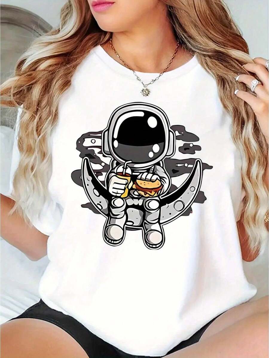 Camisetas femininas - Branco - Ver 1