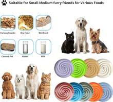 Slow Feeder Dog Bowl Non Slip Silicone Puzzle For Puppies Sky Blue - 天藍色 - 查看 4