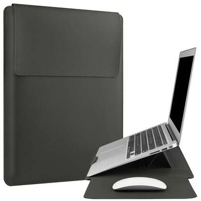 Túi đựng laptop 15-16 inch kèm giá đỡ và tấm lót chuột, tương thích với MacBook Pro/Air và các dòng laptop Ultrabook 11-16 inch khác, phù hợp với Air 13.3, Pro 13, 10th, Air 6, Pro 13.