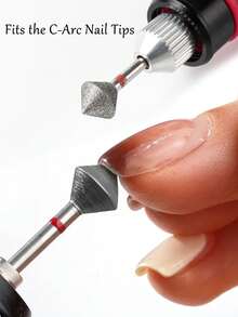 1pc Rhombus Shape Nail Dril Grinding Bit Files Nail Polish Removal Nail Edge Trimming Tool Dead Skin Cuticle Care Manicure Tools Pedicure Tool - Multicolor - View 3