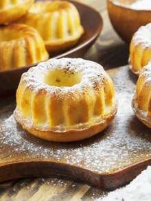 12个装硅胶南瓜玛芬杯模具，慕斯巧克力蛋糕布丁果冻模具，小型烘焙工具。家用蒸烤不粘圆形硅胶烤盘。硅胶蛋糕模具，带凹槽硅胶模具，DIY烘焙蛋糕模具，适用于蛋糕、果冻、面包、巧克力、果酱等。 - 彩色 - 查看 11