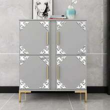 10 piezas Pegatinas decorativas de espejo con patrón geométrico, pegatinas de espejo de acrílico autoadhesivas, adecuadas para pared de fondo del hogar, sala de estar, dormitorio, estudio, oficina, gabinete de cocina y otra decoración del hogar, papel tapiz DIY para pared/baño Pegatinas decorativas de vidrio - Multicolor - Ver 11