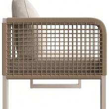 Garden Furniture Set With High-Quality Seat And Back Cushions, Garden Lounge Chairs For 6 To 8 People, Hand-Woven PE Rattan Sofa Set, Weather-Resistant, Beige - Beige - View 8