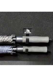 2pcs Car Umbrella Hanger, Car Umbrella Hook, Car Umbrella Clip, Car Umbrella Holder, Vehicle Storage, Car Organization, Compact Design, High Quality Material Sturdy Clip, Multi-Functional Hook, Car Owner, Daily Commuter. - Black - View 8