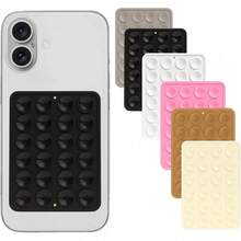 1pc Silicone Suction Cup Phone Case Stand, Phone Suction Cup, Octobuddy, Sticky Phone Grip, Sticky Phone Holder, Compatible With Smartphones - 多色 - 查看 1