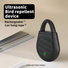 超音波鳥類驅趕器，戶外家用陽台蚊蟲與鳥類驅趕裝置，適用於寵物與花園。超音波裝置可有效將鳥類從果樹中驅趕。全自動蚊蠅驅趕裝置。 - 彩色 - 查看 8