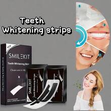 7对装活性炭美白牙贴，深层清洁，口腔护理，美白牙齿，清新口气，适合旅行和居家使用 - 凝膠 - 查看 10