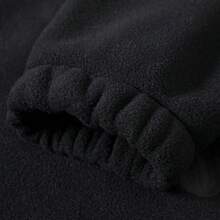 Mubberry Mens Fleece Jacket Full Zip With Hood Pockets Warm Lightweight Winter Jacket - 黑色 - 查看 8
