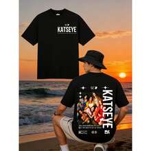 KATSEYE Double-Sided Graphic T-Shirt - "You Could Have Had My Love" Lyric Merch, Premium Cotton Oversized Fan Apparel, KATSEYE Tour & Concert Tee, Gift For KATSEYE Fans & Pop Music Enthusiasts - Black 1 - 查看 8