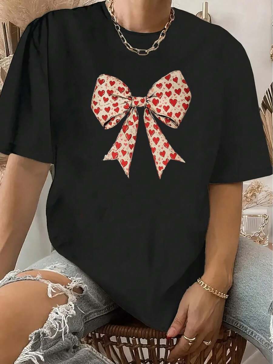 Camisetas femininas - Preto - Ver 1