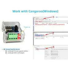 DSD TECH SH-C30G Adaptador aislado USB a CAN basado en Canable 1.0 Pro - Transparente - Ver 3