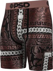 PSD Men's Luster Lux 3-Pack - 7 Inch Inseam -  Underwear - Men's Boxers, Men's Underwear - Men Boxers - Basics - 灰色 - 查看 4