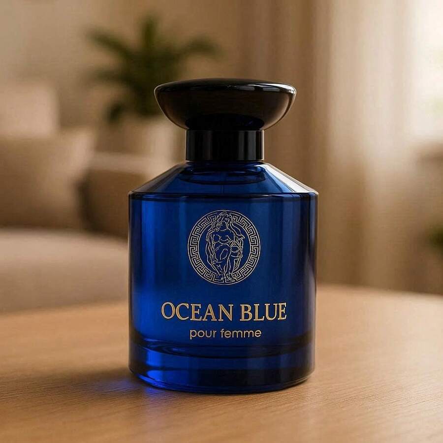 Fragrance World Eau de Parfum Ocean Blue, Wadi Al Khaleej, Mujer - 100ml - Dulce - Ver 1