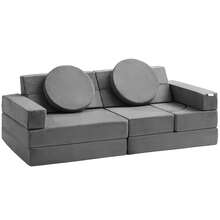 Kids Play Couch 15 Pcs Modular Kids Play Couch High-Density 25D Sponge - Multicolor - View 4