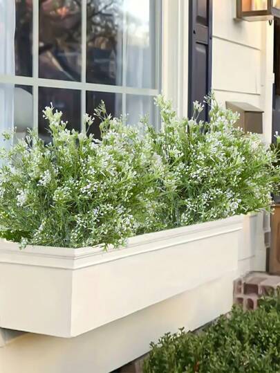 1pc, Artificial Green Plant, PE Material, Artificial Plant, Easter Decor, Mother's Day Decor, School Dormitory & Office Decor, Party Event Holiday Birthday Party Decor, Home Entrance Hotel Restaurant Living Room Bedroom Wedding Banquet Kitchen Garden Decor, Spring & Summer Decor