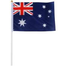 Mini Bandera Día del Recuerdo, MXAUH-000, 1Pza, Australia, 14x21cm, Tela Poliéster, Asta Plástico. - Multicolor - Ver 6