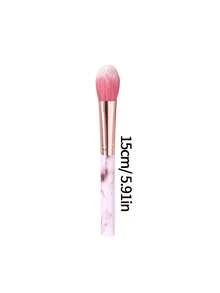 6pcs Marble Pattern Makeup Brush Set, Includes Powder Brush, Blush Brush, Highlighter Brush, Soft Hair, Suitable For Beginners, Makeup Tools - Multicolor - View 8