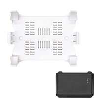 GL.iNet - Soporte de pared para enrutador WiFi con tornillos compatible con GL-A1300 Slate Plus GL-SFT1200 (opal) GL-MT1300 (Beryl) soporte para dispositivo de red fácil de instalar (blanco) - Jardín blanco/opulento - Ver 2