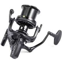 Sougayilang - Carrete giratorio de agua salada de hasta 45 libras Max Drag Big Game Carrete de pesca de caza grande con marco de grafito 4.6:1 relación de engranajes carrete de agua salada en alta - MLS11000 - Ver 2