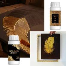 100毫升金箔胶水，水性清漆，DIY珠宝制作材料，工艺品和缝纫用品，艺术烫金套装 - O - 查看 10