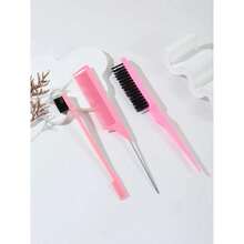 3/6/9 Piece Hair Kit – Rat Tail Comb, Fine Line Brush For Styling/Daily Use And Travel - 2 Kits / 6 Units - View 7