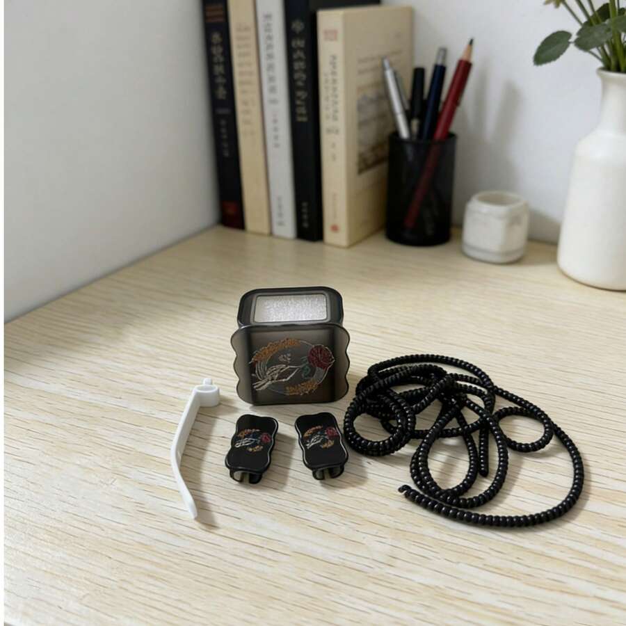 18-20W苹果充电器保护壳，数据线保护套 - 透黑 - 查看 1