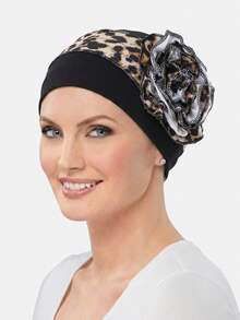 1pc Women's African Print Turban Hat, Suitable For Daily Use - Multicolor - View 17