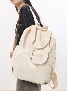 2026 New Fashion Multi-Compartment Water-Resistant Round Backpack, Casual Stylish Backpack For Women - A - View 7