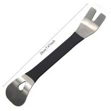 Car Trim Removal Tool Car Interior Clip Panel Trim Hand Tools Stainless Steel Durable Trim Removal Level Pry Plate Buckle Driver - Sliver - View 4