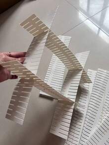 1 pieza Organizador de almacenamiento de cajón de gabinete de oficina, partición de plástico libremente combinable - Multicolor - Ver 11