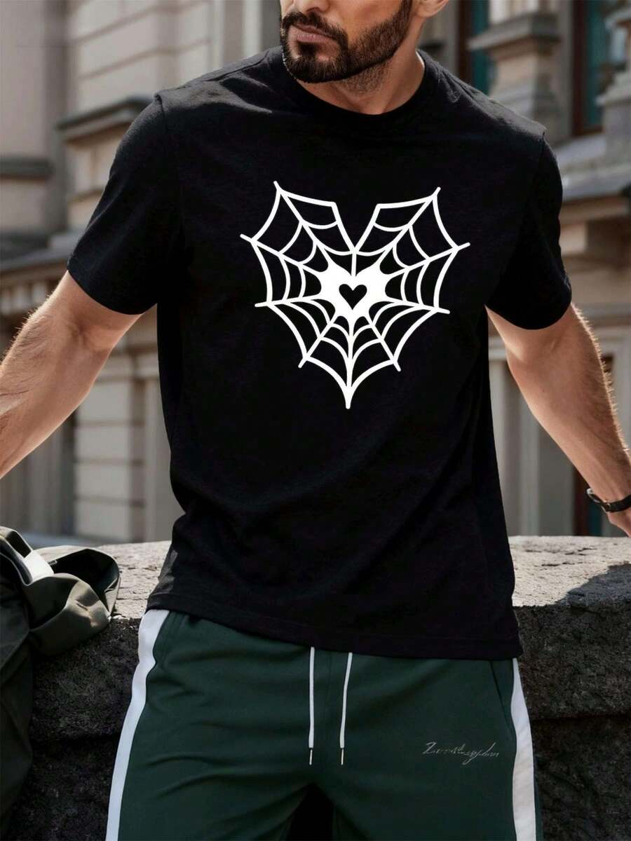 Camisetas talla grande para hombres - Negro - Ver 1