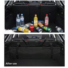 Car Trunk Organizer Hanging Storage Bag, Large Capacity Storage Pouch, Vehicle Cargo Holder - Storage Bag - View 3