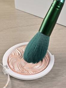 34件套专业化妆刷套装，包含柔软刷毛的化妆工具，包括化妆海绵、粉扑、硅胶化妆刷清洁垫、粉底刷、眼影刷、晕染刷和眉刷。 - 綠色 - 查看 7