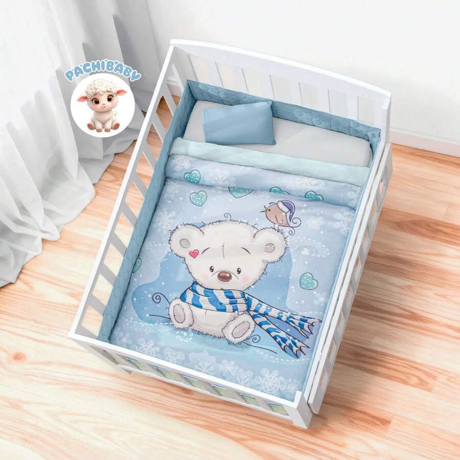 Hermosos cobertor pachi calientito infantiles BEAUTTY HOME - KOALA AZUL - Ver 1