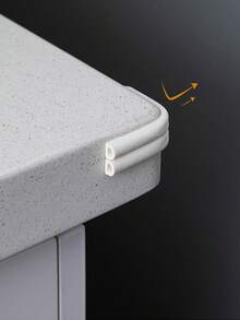 2.5m Plastic Steel Window & Door Weatherstrip, Soundproof, Anti-Theft, Windproof, Thermal Insulation Sealing Strip - A-White - View 3