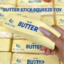 2026 New Butter Stick Squishy, Slow Rebound Soft Squeeze Toy, Pressure Relief Fidget Toy/Anxiety Relief Decompression Toy For Teens, Birthday/Holiday/Gift - Multicolor - View 6