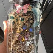 Mystery Jewelry Jar, Women's Vintage Style Surprise Set, Necklace Earrings Rings Bracelet, Diverse Styles Gift For Her - 隨機 - 查看 1