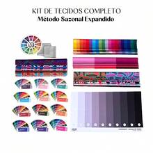 Kit Tecidos Coloração Pessoal Completo + 12 Cartelas - A - Visão 9