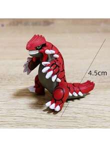1pc Random Pocket Monster Anime Model Handmade Kapi Beast Deity Firedragon Super Cute Fantasy Cartoon Character Pocket Monster Movable Toy Birthday Gift - Multicolor - View 5