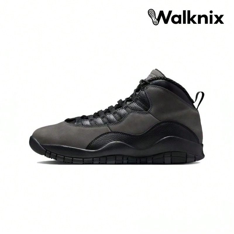 Air Jordan 10 Retro 'Shadow' 2025 Grey Charred-Grey True-Red Black Sneakers Men HJ6779-001 - 彩色 - 查看 1