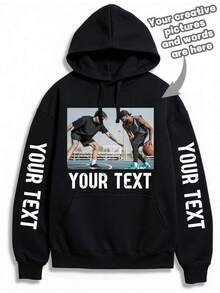 Men Outdoor Hoodies & Sweatshirts - Black - View 1
