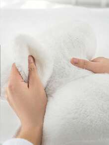 1 Peça Almofada de Laço, Almofadas Decorativas em Formato de Borboleta, Almofadas Fofas, Decoração Fofa para Cama, Sofá e Casa, Almofada Macia e Aveludada, Presente para Sofá, Quarto, Sala de Estar, Decoração Doméstica, Decoração de Quarto, Festa Diária, Casamento, Dia dos Namorados, Páscoa, Presente do Dia dos Namorados - Branco - Visão 6