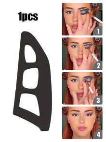 7pcs Black Eye Makeup Tools, Including 6pcs Eyeliner, Eyeshadow Stencils - Professional Eyelash Extension Tapes, Easy To Use, Create Perfect Eye Makeup, Suitable For Beginners, Eyeshadow Template, Eyeshadow Auxiliary Tools, Eyeshadow Tools And Brushes, Eye Makeup Tools, Makeup Tools 4/2/1pc - Black - View 14