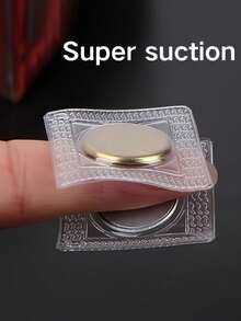 10/2pcs Magnetic Sewing Clips, Invisible Metal Clips, Multi-Functional Invisible Magnetic Snaps, Convenient To Carry, Small And Lightweight, Easy To Store, Reusable Metal Sewing Buttons, Suitable For Clothing, Bags And Wallets, Ideal For Going Out, Outdoor Travel And Back-To-School Use, Easy-To-Use Craft Accessories, A Must-Have For Diy Projects. - Multicolor - View 5
