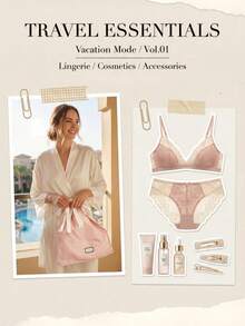 Gucci Floral Print Drawstring Bag - Large Capacity Cosmetic Bag, Women's Travel Toiletry Organizer - Pink - View 7