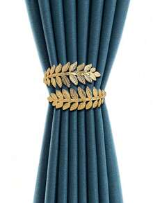 1 chiếc kẹp rèm kim loại hình bông lúa mì, giá đỡ rèm trang trí, thiết kế không cần khoan, phù hợp cho nhà và văn phòng, nhiều màu sắc để lựa chọn. - 1PC - Xem 9